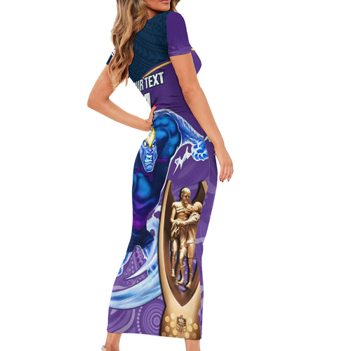 custom-storm-rugby-family-matching-short-sleeve-bodycon-dress-and-hawaiian-shirt-go-champions-2023-mascot-with-polynesian-indigenous-art