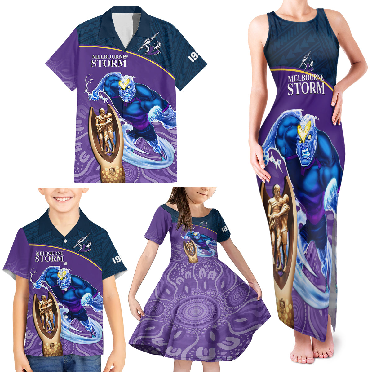 custom-storm-rugby-family-matching-tank-maxi-dress-and-hawaiian-shirt-go-champions-2023-mascot-with-polynesian-indigenous-art