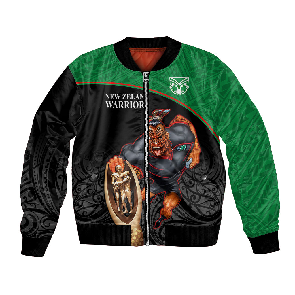 warriors-rugby-bomber-jacket-go-champions-aotearoa-mascot-with-polynesian-maori-pattern