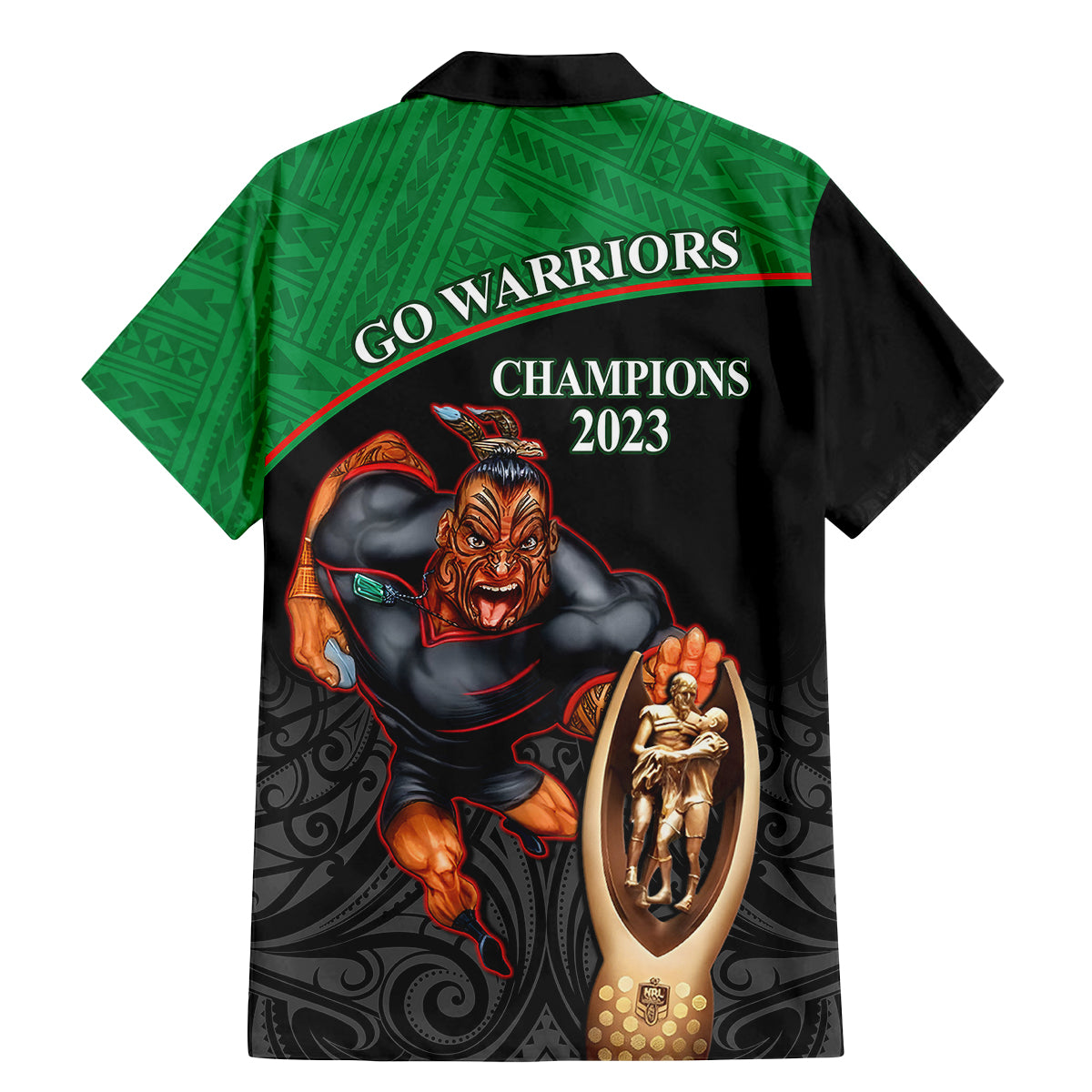 warriors-rugby-family-matching-mermaid-dress-and-hawaiian-shirt-go-champions-aotearoa-mascot-with-polynesian-maori-pattern
