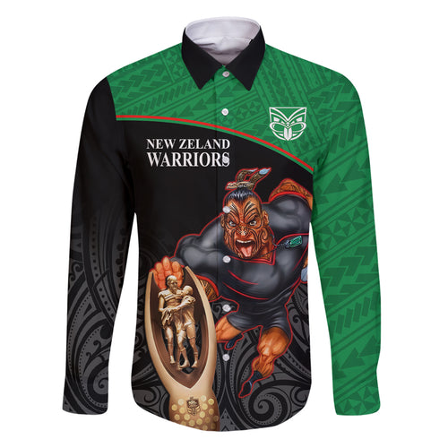 warriors-rugby-family-matching-mermaid-dress-and-hawaiian-shirt-go-champions-aotearoa-mascot-with-polynesian-maori-pattern