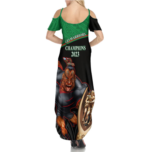 warriors-rugby-family-matching-summer-maxi-dress-and-hawaiian-shirt-go-champions-aotearoa-mascot-with-polynesian-maori-pattern