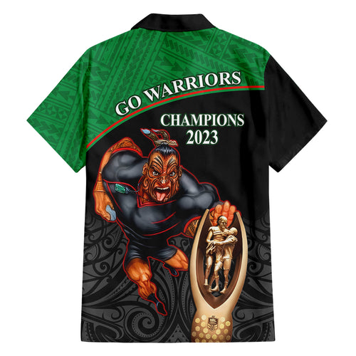 warriors-rugby-family-matching-tank-maxi-dress-and-hawaiian-shirt-go-champions-aotearoa-mascot-with-polynesian-maori-pattern
