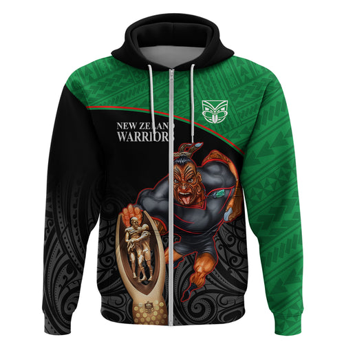 warriors-rugby-hoodie-go-champions-aotearoa-mascot-with-polynesian-maori-pattern