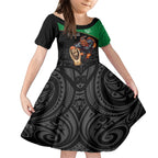 warriors-rugby-kid-short-sleeve-dress-go-champions-aotearoa-mascot-with-polynesian-maori-pattern