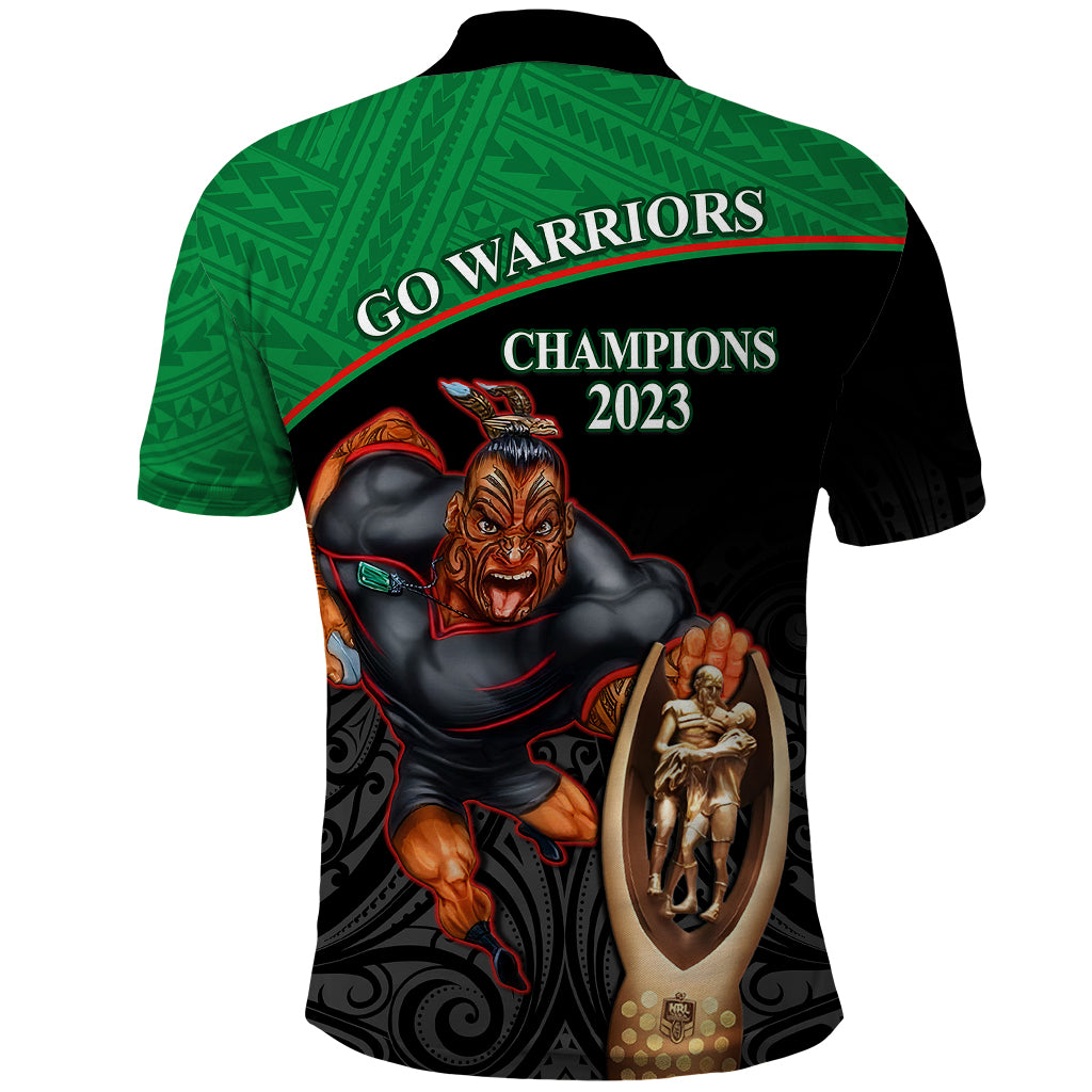 warriors-rugby-polo-shirt-go-champions-aotearoa-mascot-with-polynesian-maori-pattern