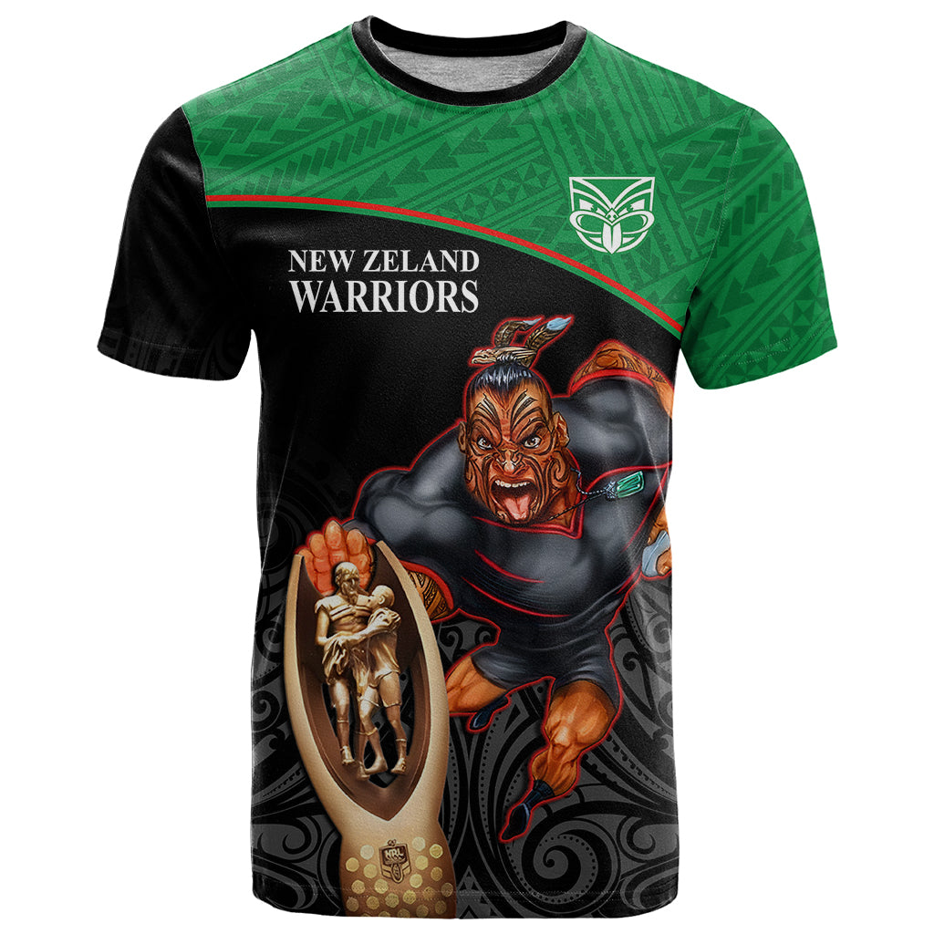 warriors-rugby-t-shirt-go-champions-aotearoa-mascot-with-polynesian-maori-pattern