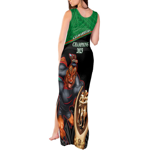 warriors-rugby-tank-maxi-dress-go-champions-aotearoa-mascot-with-polynesian-maori-pattern