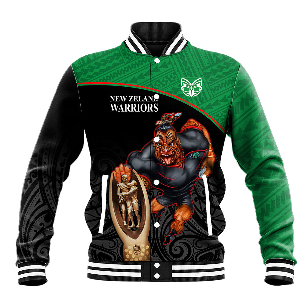 custom-warriors-rugby-baseball-jacket-go-champions-aotearoa-mascot-with-polynesian-maori-pattern