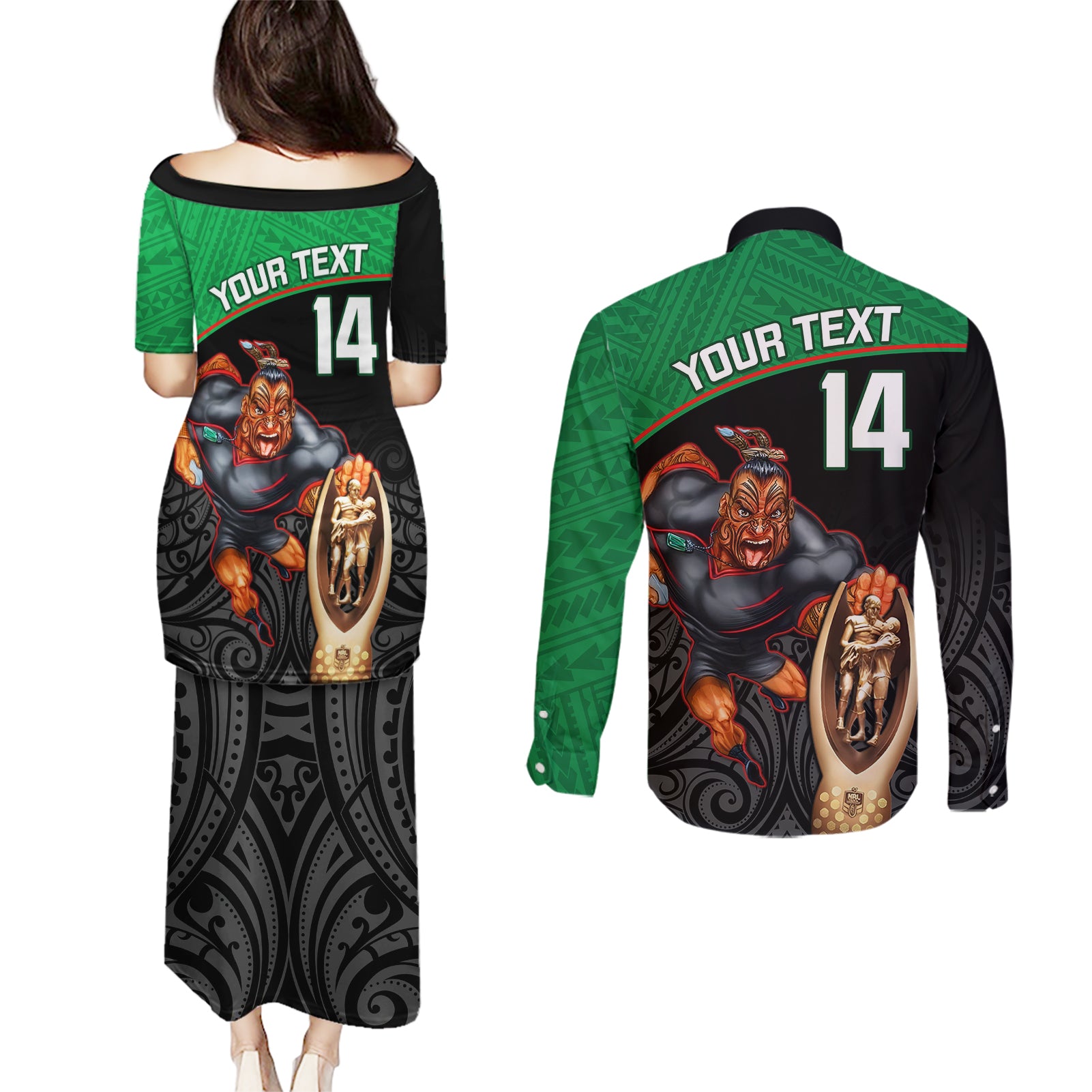 custom-warriors-rugby-couples-matching-puletasi-dress-and-long-sleeve-button-shirts-go-champions-aotearoa-mascot-with-polynesian-maori-pattern