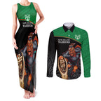 custom-warriors-rugby-couples-matching-tank-maxi-dress-and-long-sleeve-button-shirts-go-champions-aotearoa-mascot-with-polynesian-maori-pattern