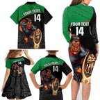 custom-warriors-rugby-family-matching-long-sleeve-bodycon-dress-and-hawaiian-shirt-go-champions-aotearoa-mascot-with-polynesian-maori-pattern