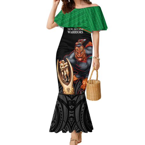 custom-warriors-rugby-family-matching-mermaid-dress-and-hawaiian-shirt-go-champions-aotearoa-mascot-with-polynesian-maori-pattern
