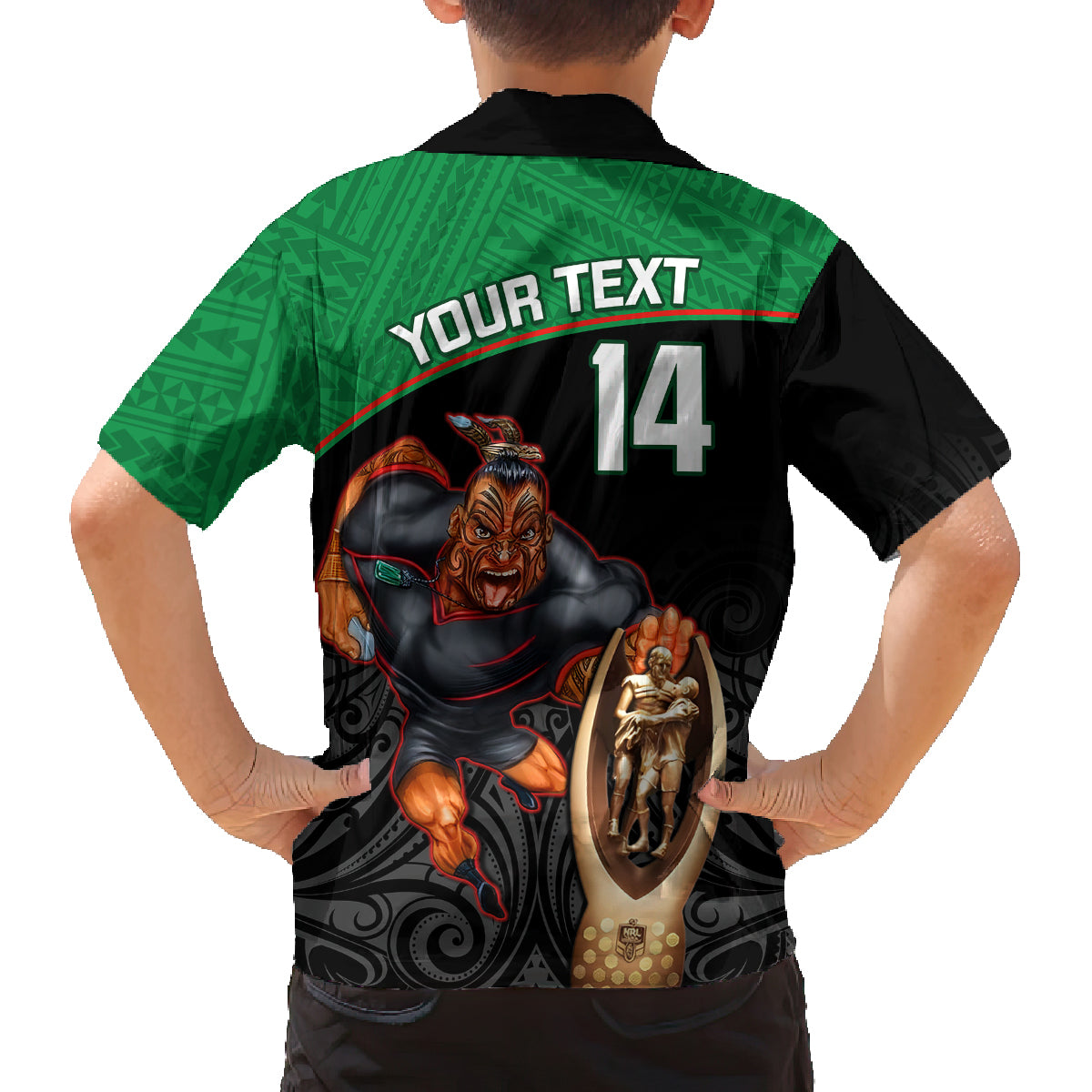 custom-warriors-rugby-family-matching-off-shoulder-short-dress-and-hawaiian-shirt-go-champions-aotearoa-mascot-with-polynesian-maori-pattern