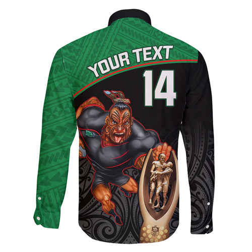 custom-warriors-rugby-family-matching-off-shoulder-short-dress-and-hawaiian-shirt-go-champions-aotearoa-mascot-with-polynesian-maori-pattern