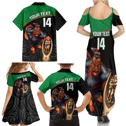 custom-warriors-rugby-family-matching-summer-maxi-dress-and-hawaiian-shirt-go-champions-aotearoa-mascot-with-polynesian-maori-pattern