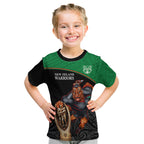 custom-warriors-rugby-kid-t-shirt-go-champions-aotearoa-mascot-with-polynesian-maori-pattern