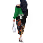 custom-warriors-rugby-off-the-shoulder-long-sleeve-dress-go-champions-aotearoa-mascot-with-polynesian-maori-pattern