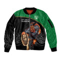 custom-warriors-rugby-sleeve-zip-bomber-jacket-go-champions-aotearoa-mascot-with-polynesian-maori-pattern