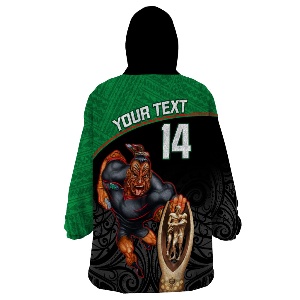 custom-warriors-rugby-wearable-blanket-hoodie-go-champions-aotearoa-mascot-with-polynesian-maori-pattern