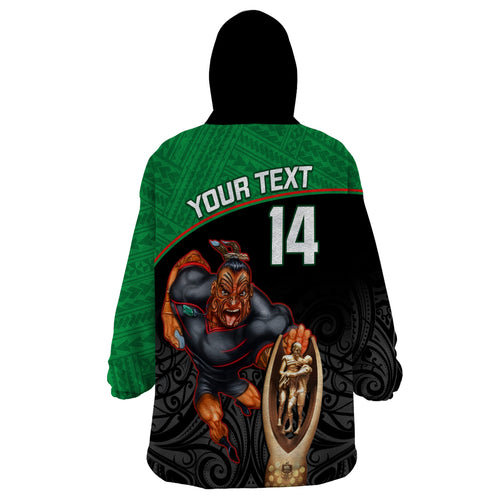 custom-warriors-rugby-wearable-blanket-hoodie-go-champions-aotearoa-mascot-with-polynesian-maori-pattern