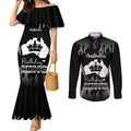 australia-king-birthday-couples-matching-mermaid-dress-and-long-sleeve-button-shirts-australian-map-with-crown-black-version