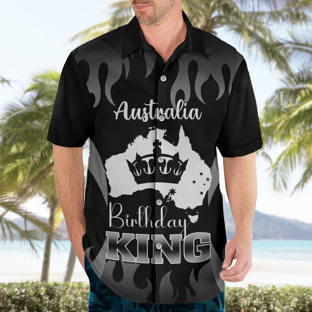australia-king-birthday-hawaiian-shirt-australian-map-with-crown-black-version