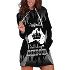 australia-king-birthday-hoodie-dress-australian-map-with-crown-black-version