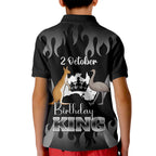 australia-king-birthday-kid-polo-shirt-australian-map-with-crown-black-version