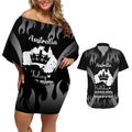 personalised-australia-king-birthday-couples-matching-off-shoulder-short-dress-and-hawaiian-shirt-australian-map-with-crown-black-version