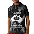 personalised-australia-king-birthday-kid-polo-shirt-australian-map-with-crown-black-version