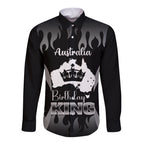 personalised-australia-king-birthday-long-sleeve-button-shirt-australian-map-with-crown-black-version