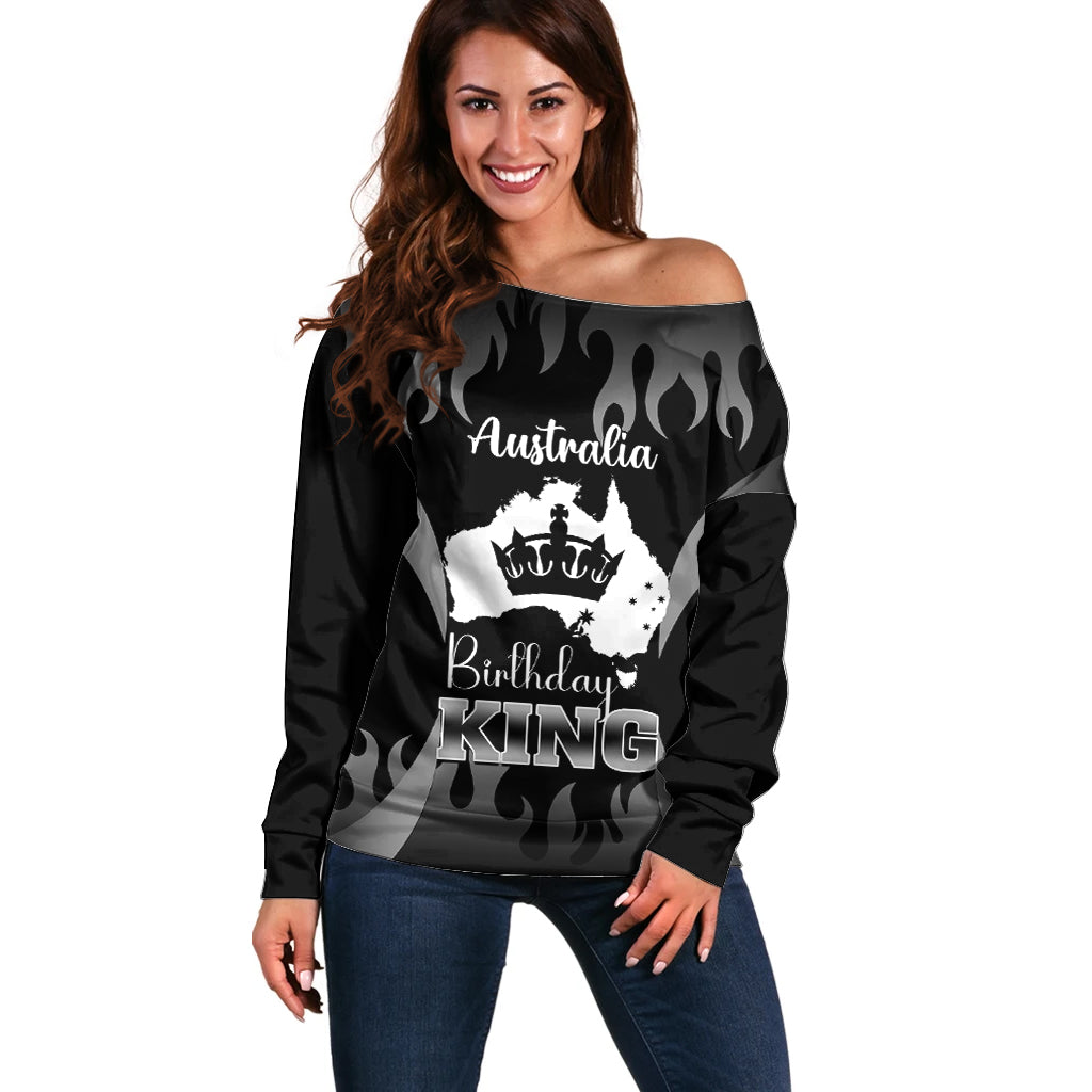 personalised-australia-king-birthday-off-shoulder-sweater-australian-map-with-crown-black-version