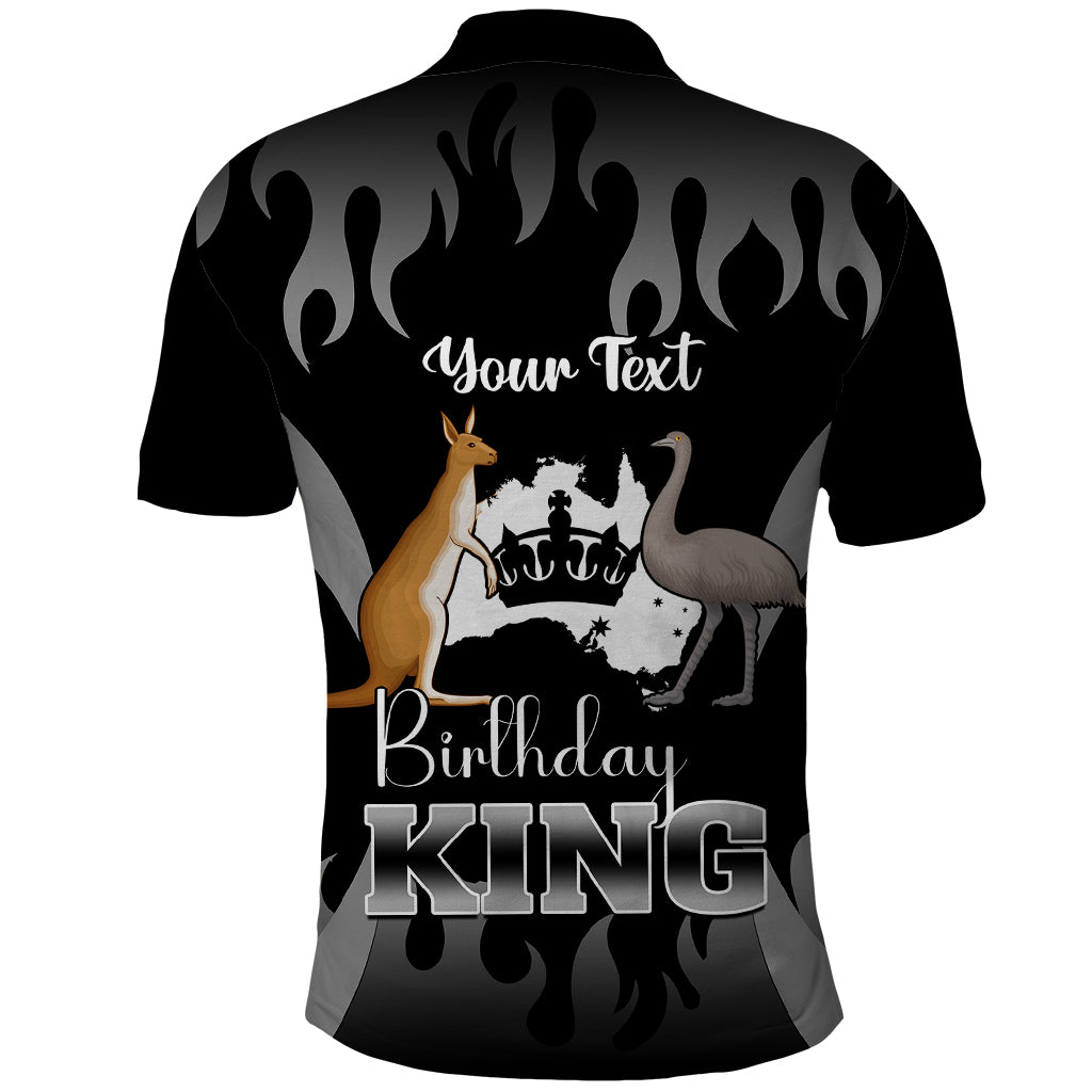 personalised-australia-king-birthday-polo-shirt-australian-map-with-crown-black-version