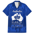 australia-king-birthday-family-matching-off-shoulder-short-dress-and-hawaiian-shirt-australian-map-with-crown-blue-version