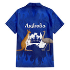australia-king-birthday-family-matching-summer-maxi-dress-and-hawaiian-shirt-australian-map-with-crown-blue-version