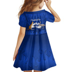 australia-king-birthday-kid-short-sleeve-dress-australian-map-with-crown-blue-version