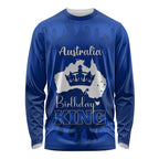 australia-king-birthday-long-sleeve-shirt-australian-map-with-crown-blue-version