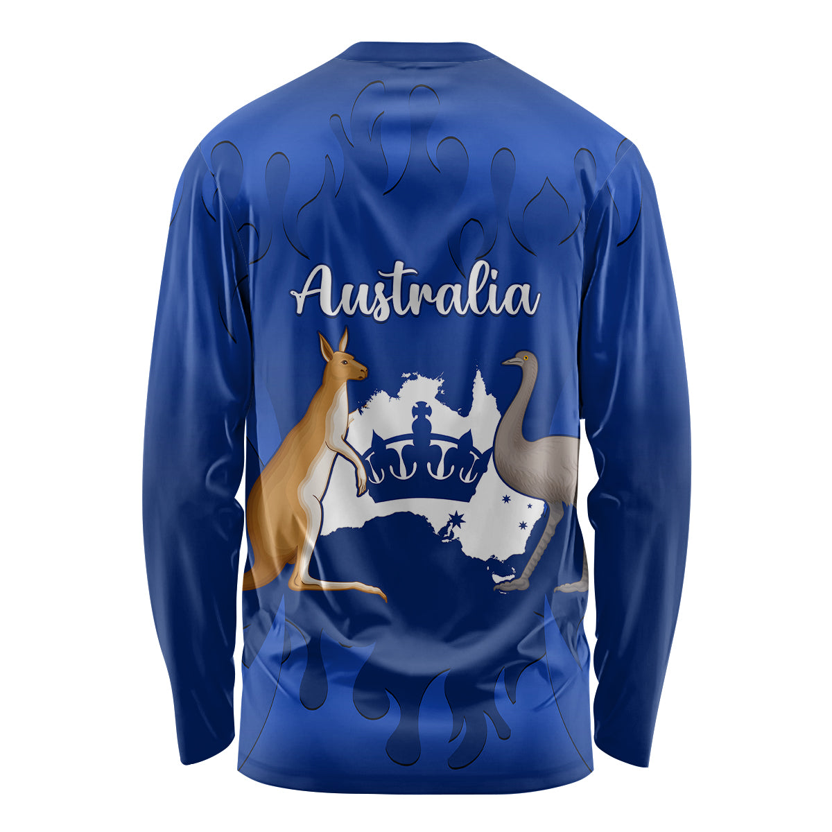 australia-king-birthday-long-sleeve-shirt-australian-map-with-crown-blue-version