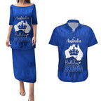 personalised-australia-king-birthday-couples-matching-puletasi-dress-and-hawaiian-shirt-australian-map-with-crown-blue-version