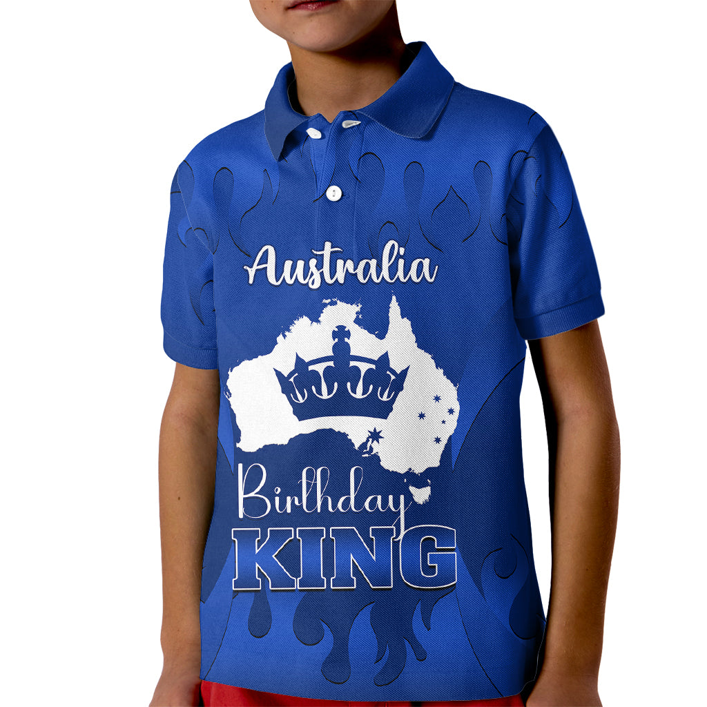 personalised-australia-king-birthday-kid-polo-shirt-australian-map-with-crown-blue-version