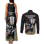 collingwood-football-couples-matching-tank-maxi-dress-and-long-sleeve-button-shirts-magpies-go-champions-2023-polynesian-indigenous-art