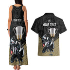 personalised-collingwood-football-couples-matching-tank-maxi-dress-and-hawaiian-shirt-magpies-go-champions-2023-polynesian-indigenous-art