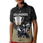 personalised-collingwood-football-kid-polo-shirt-magpies-go-champions-2023-polynesian-indigenous-art