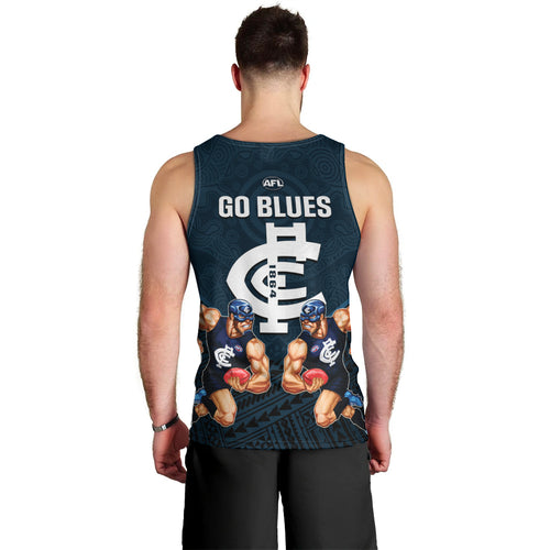 calrton-football-men-tank-top-blues-go-champions-2023-polynesian-indigenous-art