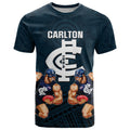 calrton-football-t-shirt-blues-go-champions-2023-polynesian-indigenous-art