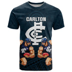 calrton-football-t-shirt-blues-go-champions-2023-polynesian-indigenous-art