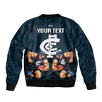 personalised-calrton-football-bomber-jacket-blues-go-champions-2023-polynesian-indigenous-art