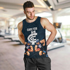 personalised-calrton-football-men-tank-top-blues-go-champions-2023-polynesian-indigenous-art