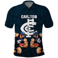 personalised-calrton-football-polo-shirt-blues-go-champions-2023-polynesian-indigenous-art